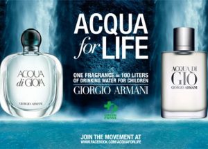ACQUA FOR LIFE: EMPORIO ARMANI SOSTIENE GREEN CROSS INTERNATIONAL