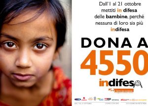 Terre des Hommes lancia la campagna indifesa: sms al 45501 fino al 21 ottobre