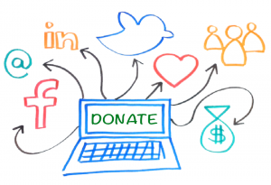 fundraising social media