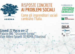 evento Ashoka Riparte il futuro