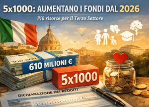 5x1000 aumentano i fondi sale il tetto 2026 (1)