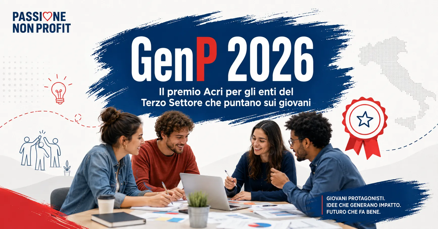 GenP 2026 il premio Acri per gli enti del Terzo Settore che puntano sui giovani